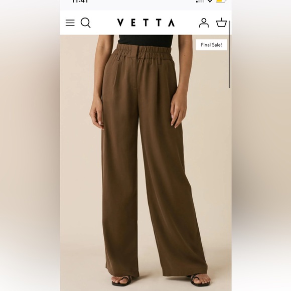 VETTA Utility Capsule The Elastic Waist Trouser - Picture 2 of 8
